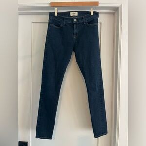 Baldwin Dark Blue Women's Mid Rise  Skinny Jeans 28 Sophia